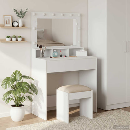Sminkbord Vit 75,5 x 41 x 135 cm