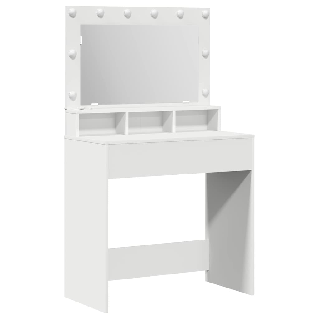 Sminkbord Vit 75,5 x 41 x 135 cm