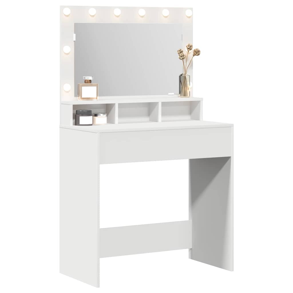 Sminkbord Vit 75,5 x 41 x 135 cm