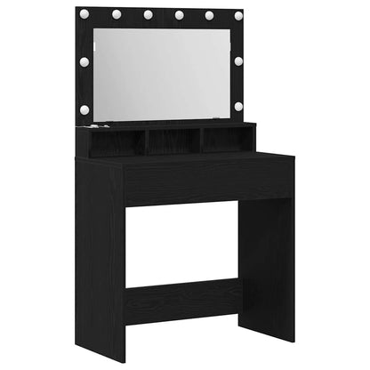 Sminkbord Svart Ek 75,5 x 41 x 135 cm