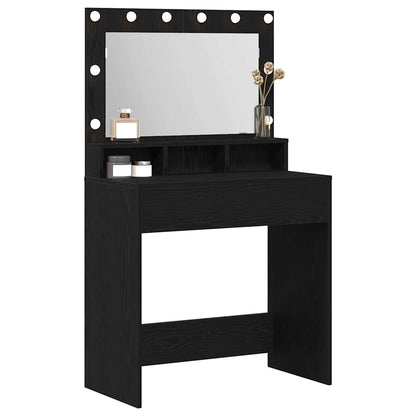 Sminkbord Svart Ek 75,5 x 41 x 135 cm