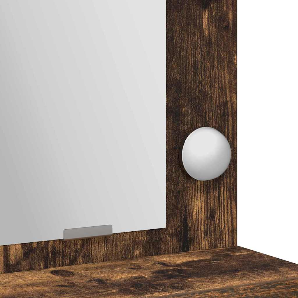 Sminkbord Rökfärgad Ek 75,5 x 41 x 135 cm