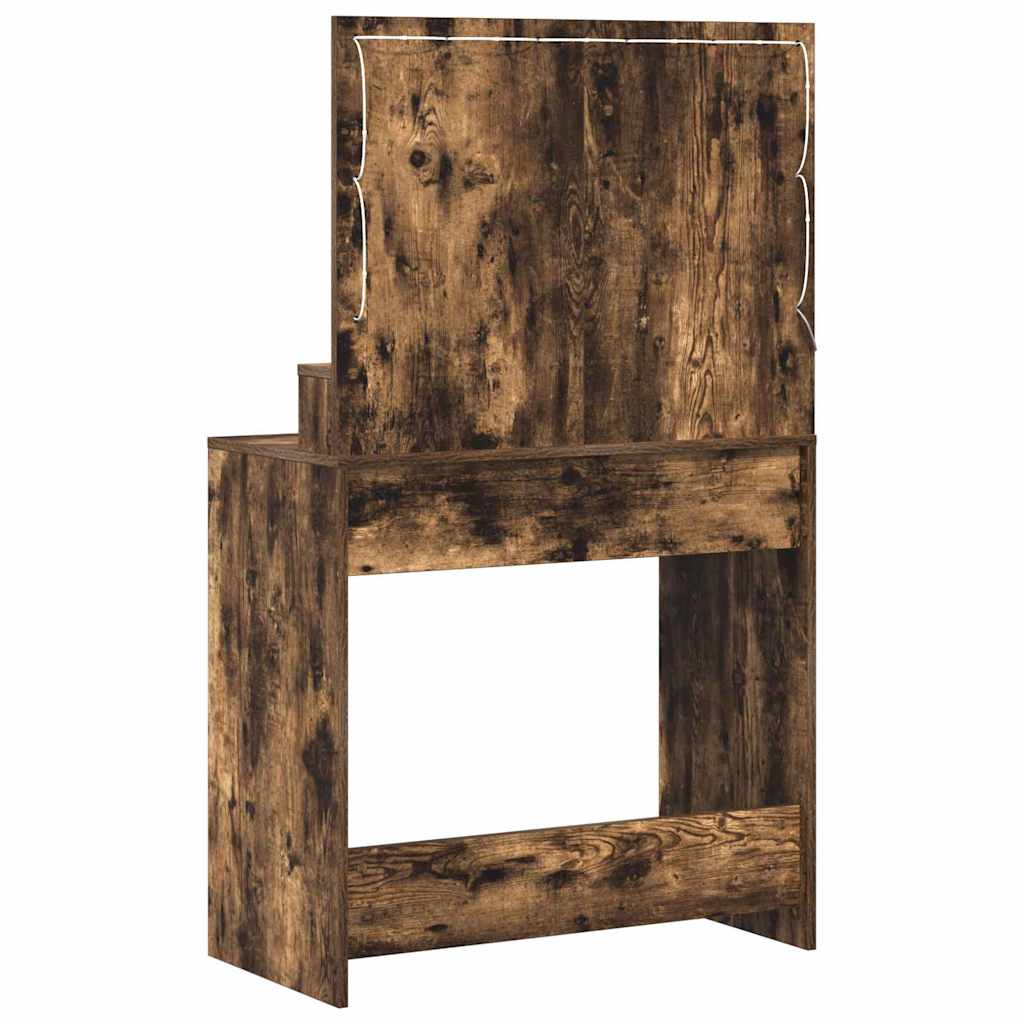 Sminkbord Rökfärgad Ek 75,5 x 41 x 135 cm
