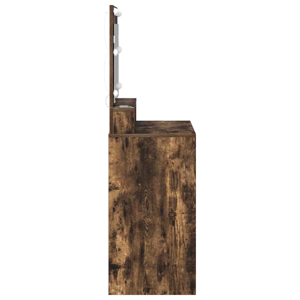 Sminkbord Rökfärgad Ek 75,5 x 41 x 135 cm