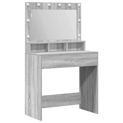 Sminkbord Sonoma Grå 75,5 x 41 x 135 cm