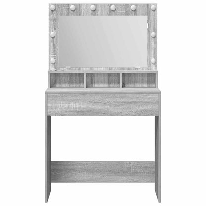 Sminkbord Sonoma Grå 75,5 x 41 x 135 cm