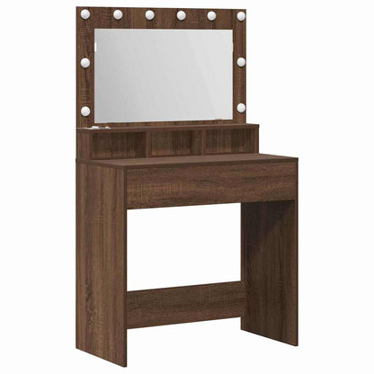 Sminkbord Brun Ek 75,5 x 41 x 135 cm