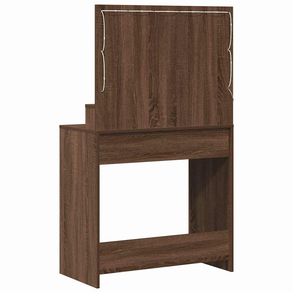 Sminkbord Brun Ek 75,5 x 41 x 135 cm