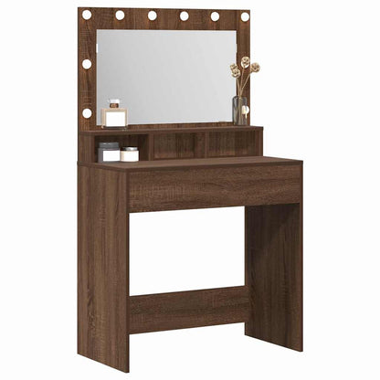 Sminkbord Brun Ek 75,5 x 41 x 135 cm