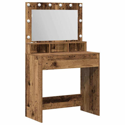 Sminkbord Gammalt Trä 75,5 x 41 x 135 cm