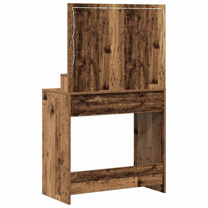 Sminkbord Gammalt Trä 75,5 x 41 x 135 cm