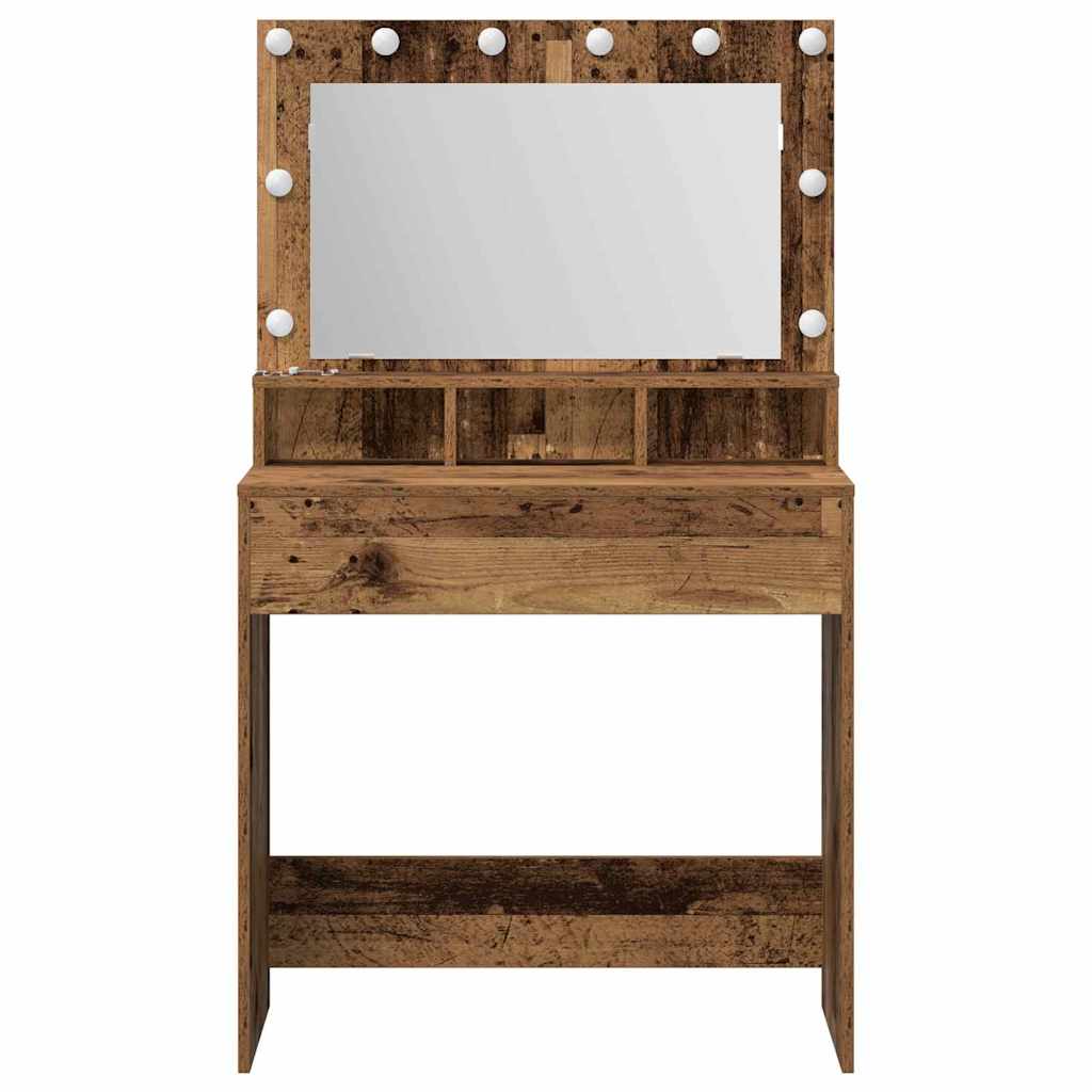 Sminkbord Gammalt Trä 75,5 x 41 x 135 cm