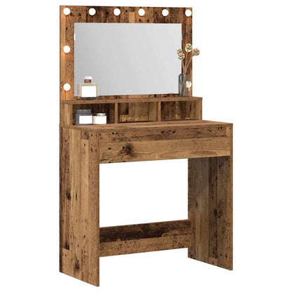 Sminkbord Gammalt Trä 75,5 x 41 x 135 cm