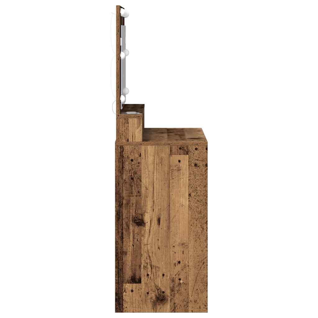 Sminkbord Gammalt Trä 75,5 x 41 x 135 cm