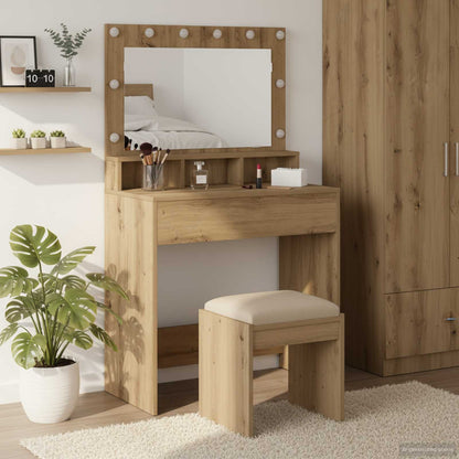 Sminkbord Artisan Ek 75,5 x 41 x 135 cm