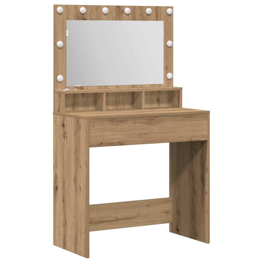 Sminkbord Artisan Ek 75,5 x 41 x 135 cm