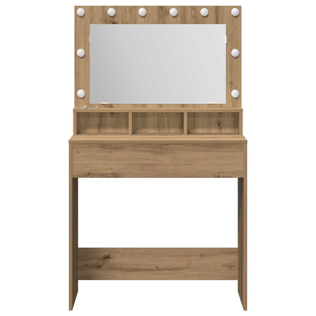 Sminkbord Artisan Ek 75,5 x 41 x 135 cm