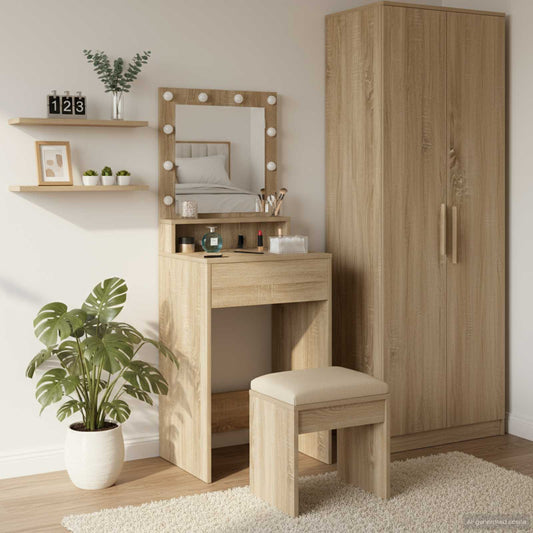 Sminkbord Sonoma Ek 50 x 41 x 135 cm