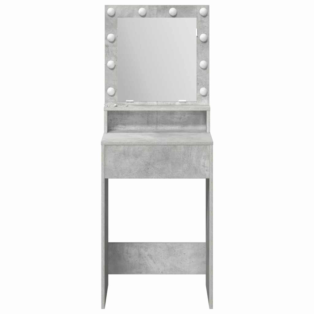 Sminkbord Betonggrå 50 x 41 x 135 cm
