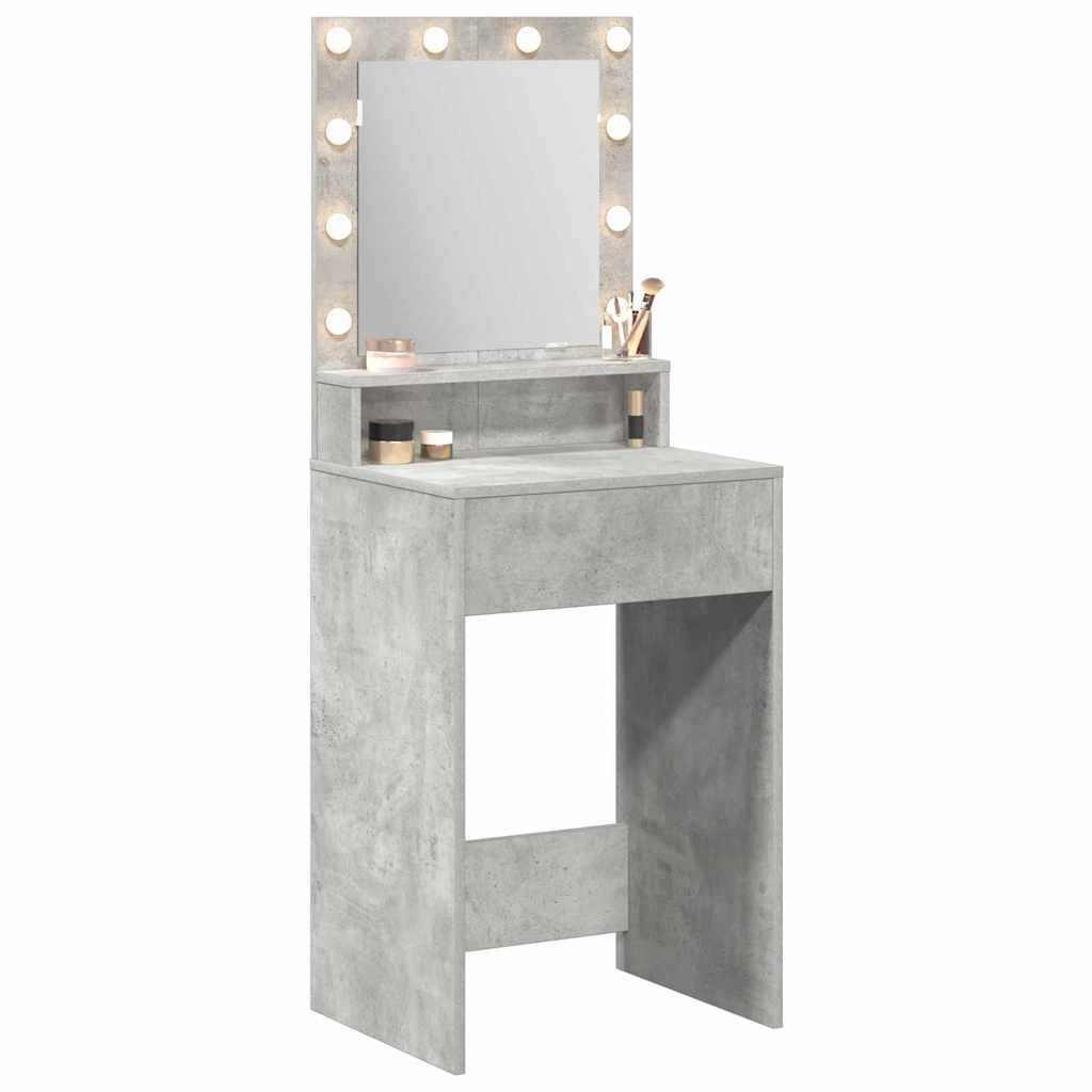 Sminkbord Betonggrå 50 x 41 x 135 cm