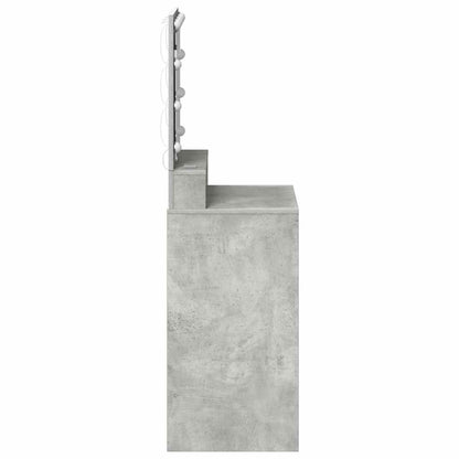 Sminkbord Betonggrå 50 x 41 x 135 cm