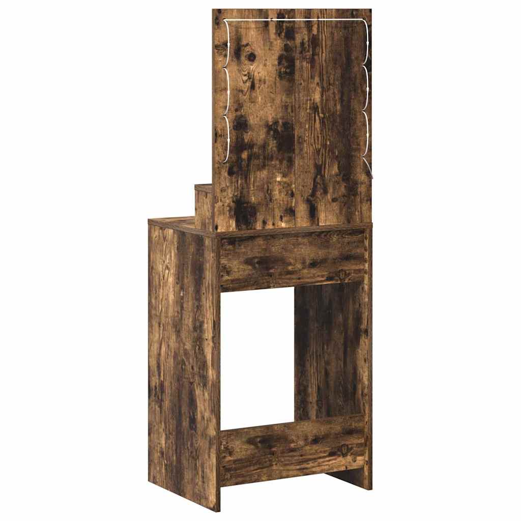 Sminkbord Rökfärgad Ek 50 x 41 x 135 cm
