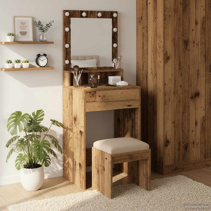 Sminkbord Gammalt Trä 50 x 41 x 135 cm