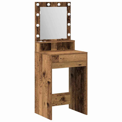 Sminkbord Gammalt Trä 50 x 41 x 135 cm