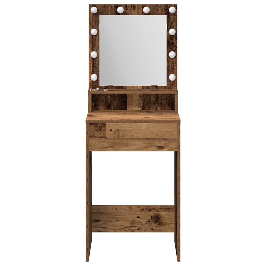 Sminkbord Gammalt Trä 50 x 41 x 135 cm