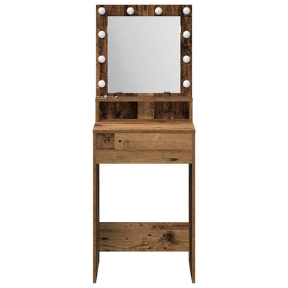 Sminkbord Gammalt Trä 50 x 41 x 135 cm