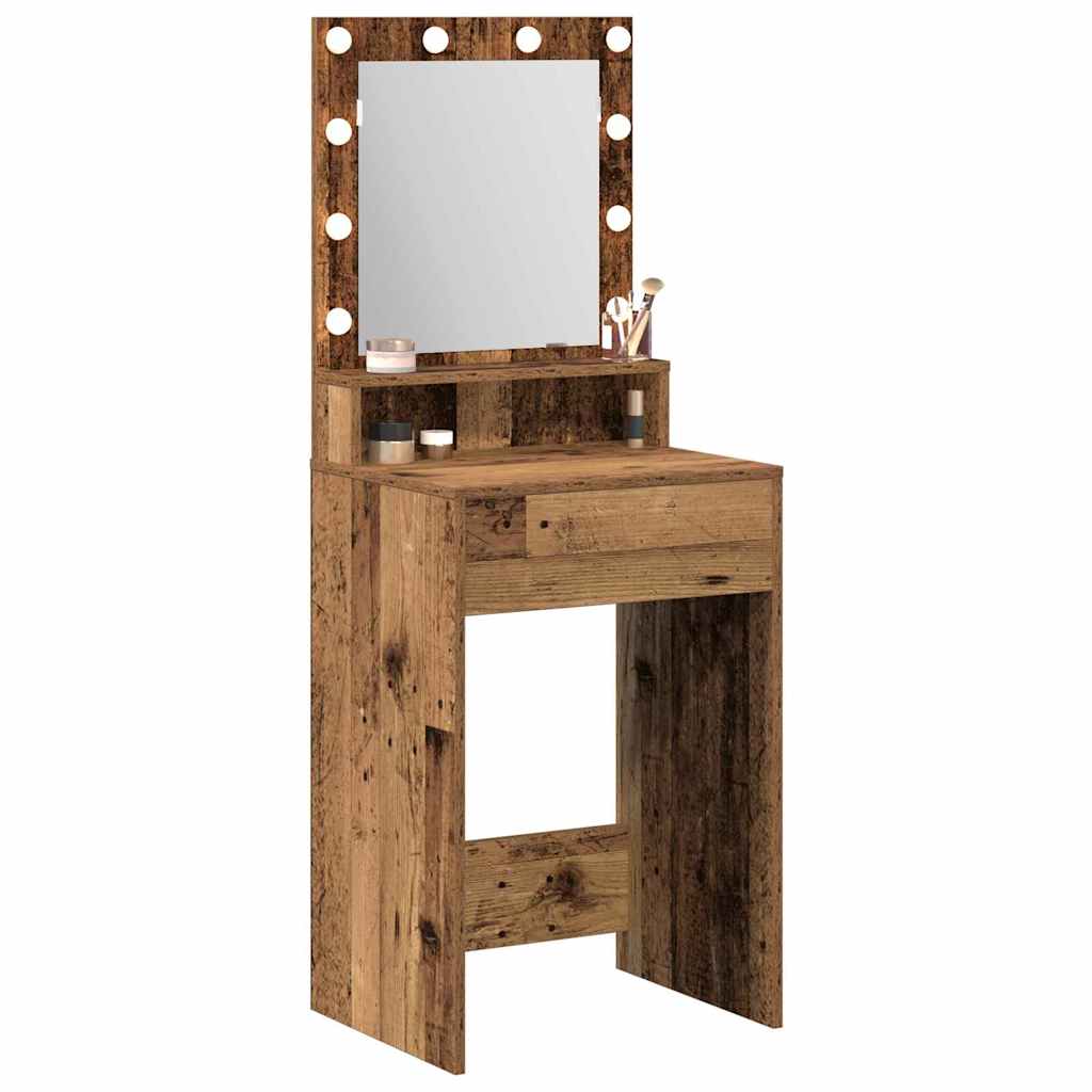 Sminkbord Gammalt Trä 50 x 41 x 135 cm