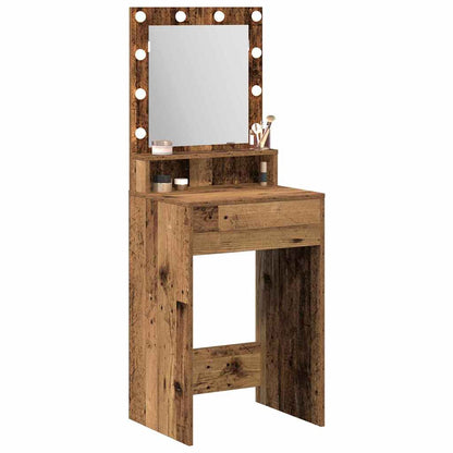 Sminkbord Gammalt Trä 50 x 41 x 135 cm