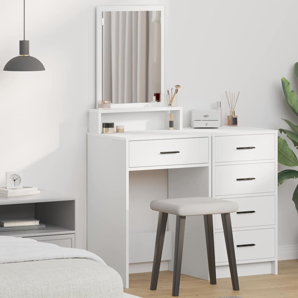 Sminkbord Vit 50 x 41 x 140 cm