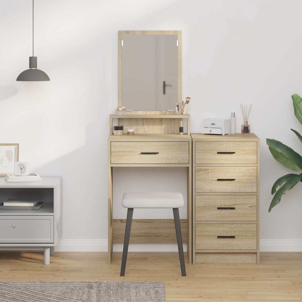 Sminkbord Sonoma Ek 50 x 41 x 140 cm
