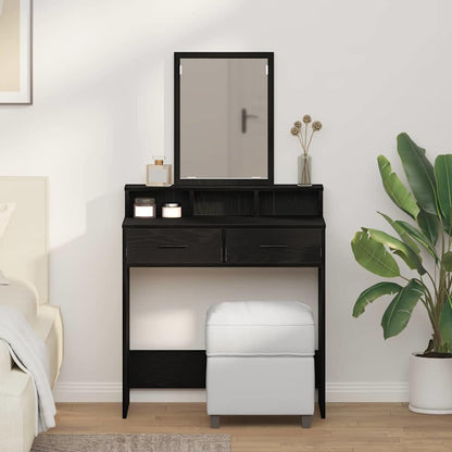 Sminkbord Svart Ek 79 x 41 x 140 cm