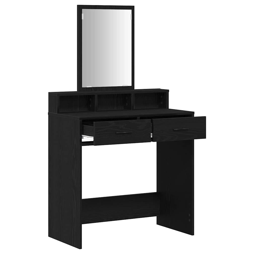 Sminkbord Svart Ek 79 x 41 x 140 cm
