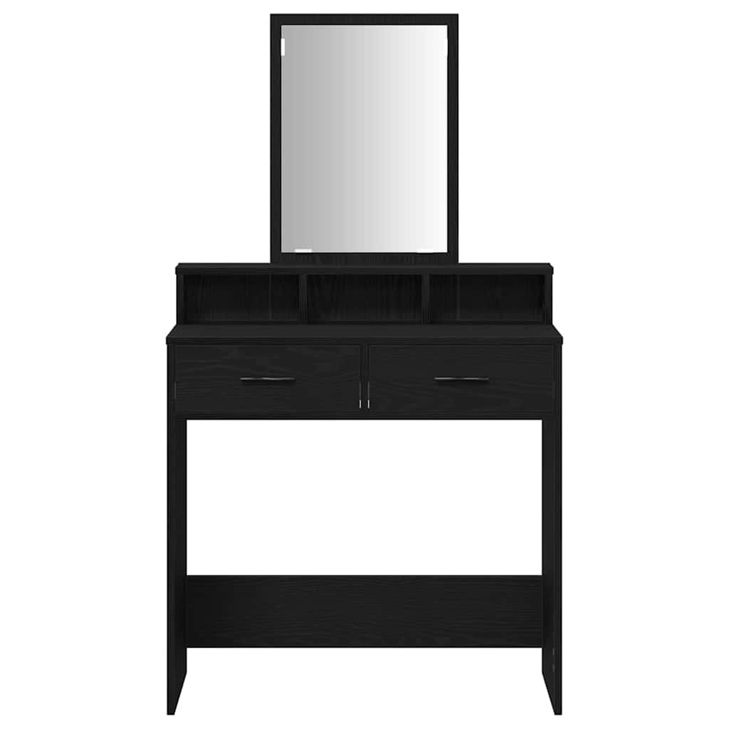 Sminkbord Svart Ek 79 x 41 x 140 cm