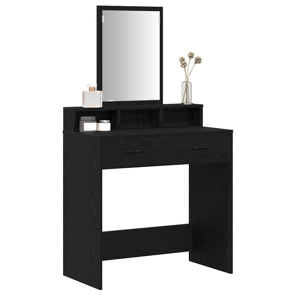Sminkbord Svart Ek 79 x 41 x 140 cm