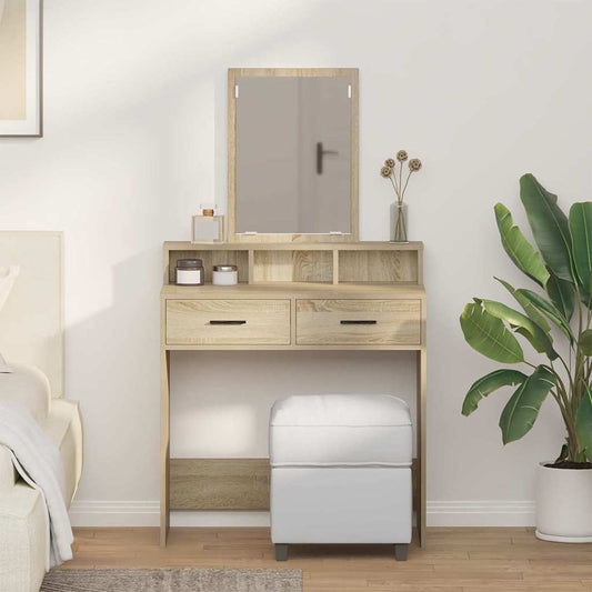 Sminkbord Sonoma Ek 79 x 41 x 140 cm