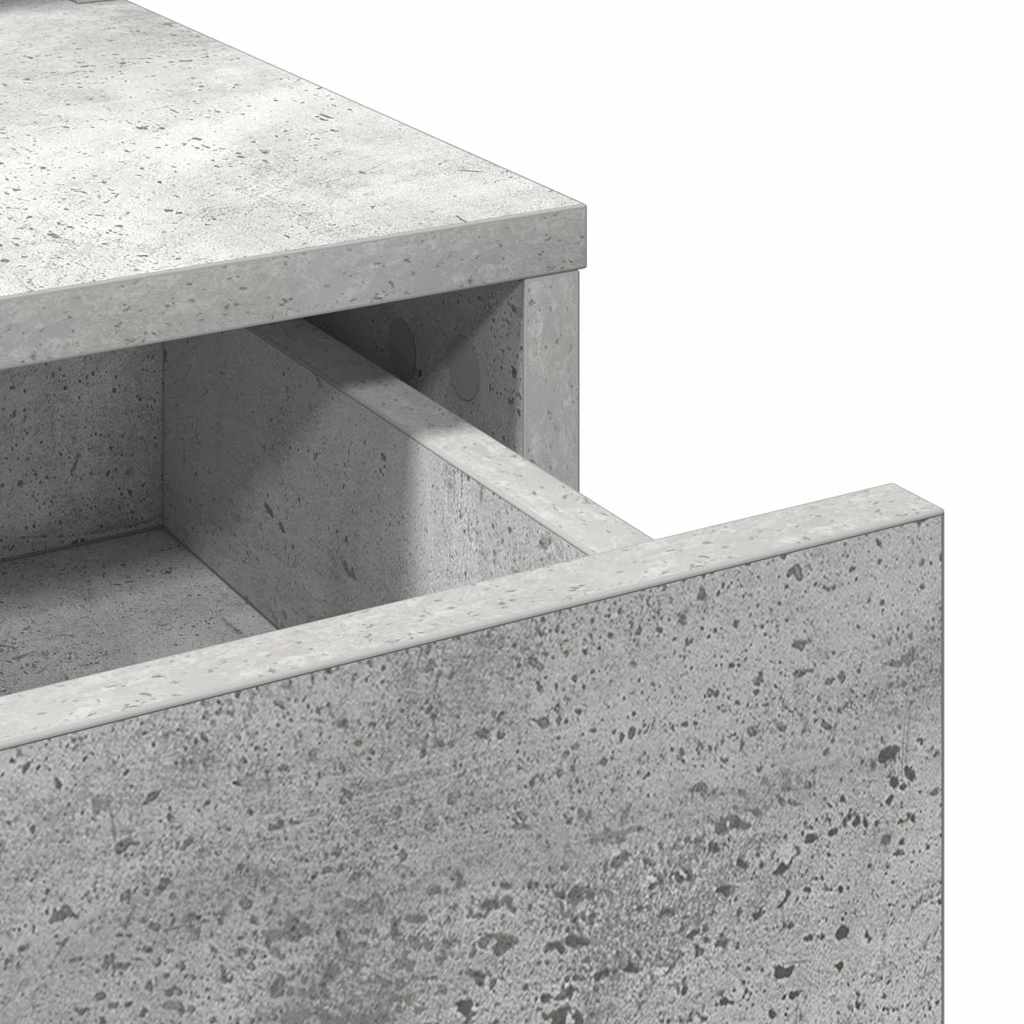 Sminkbord Betonggrå 79 x 41 x 140 cm
