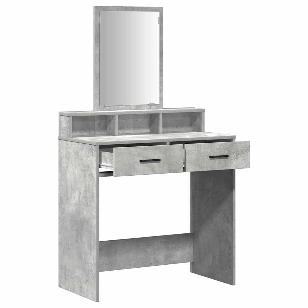 Sminkbord Betonggrå 79 x 41 x 140 cm