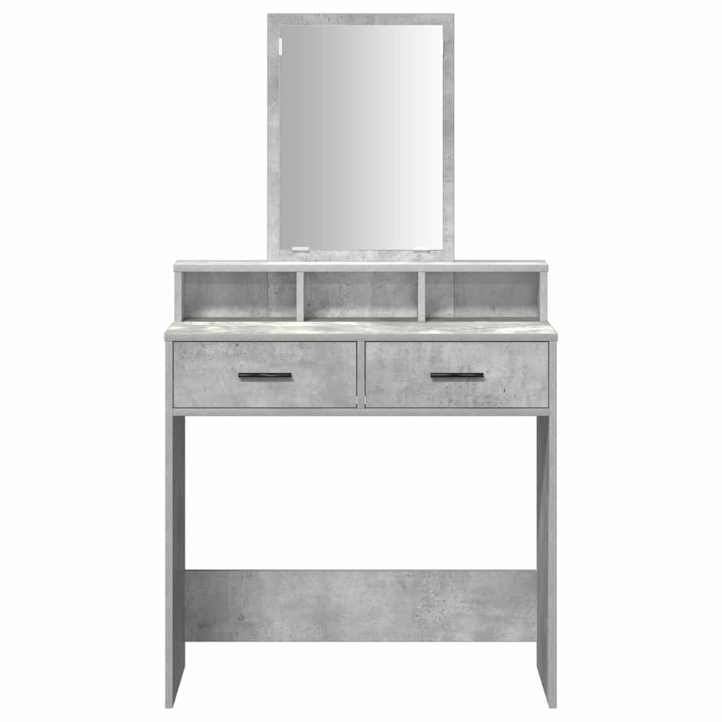Sminkbord Betonggrå 79 x 41 x 140 cm