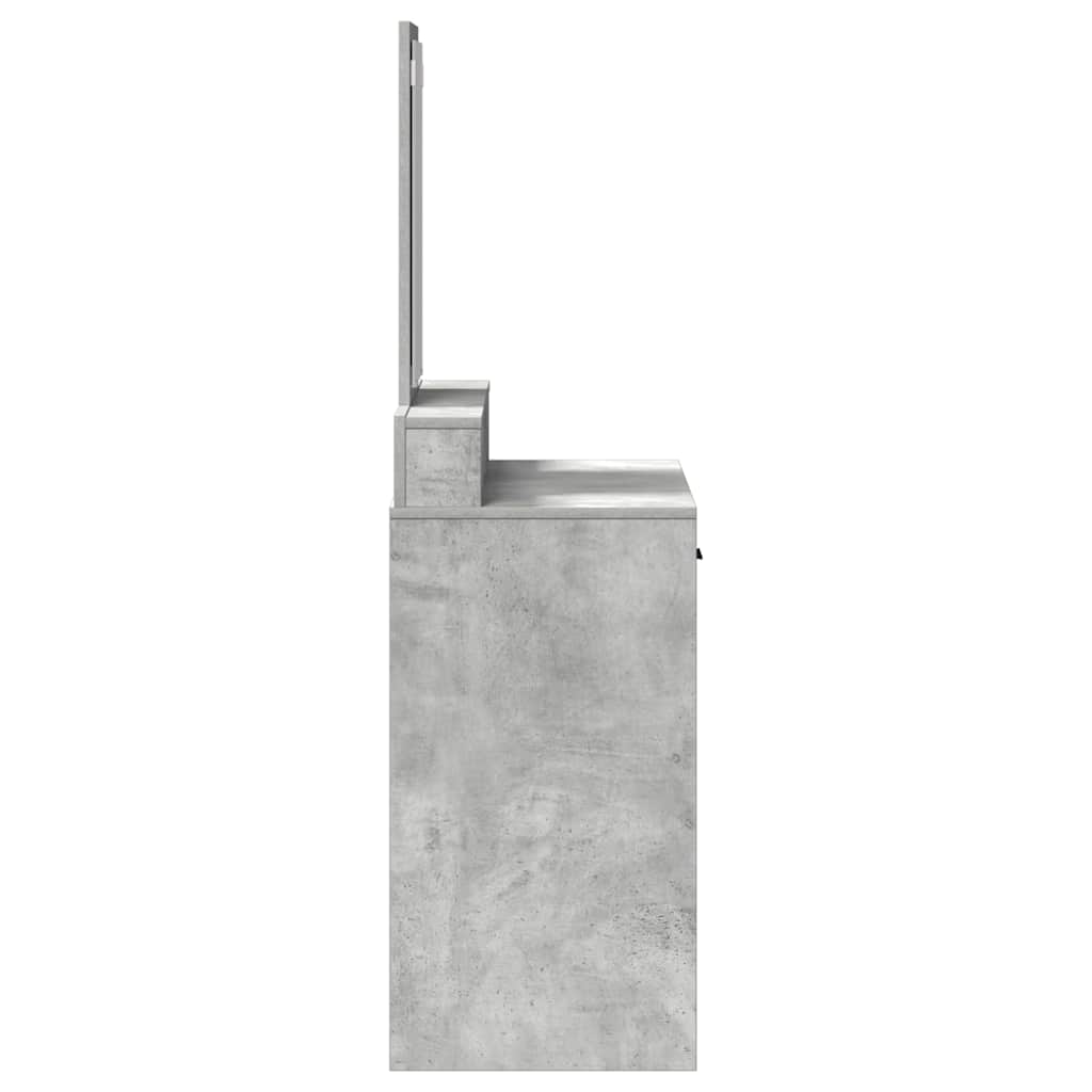 Sminkbord Betonggrå 79 x 41 x 140 cm