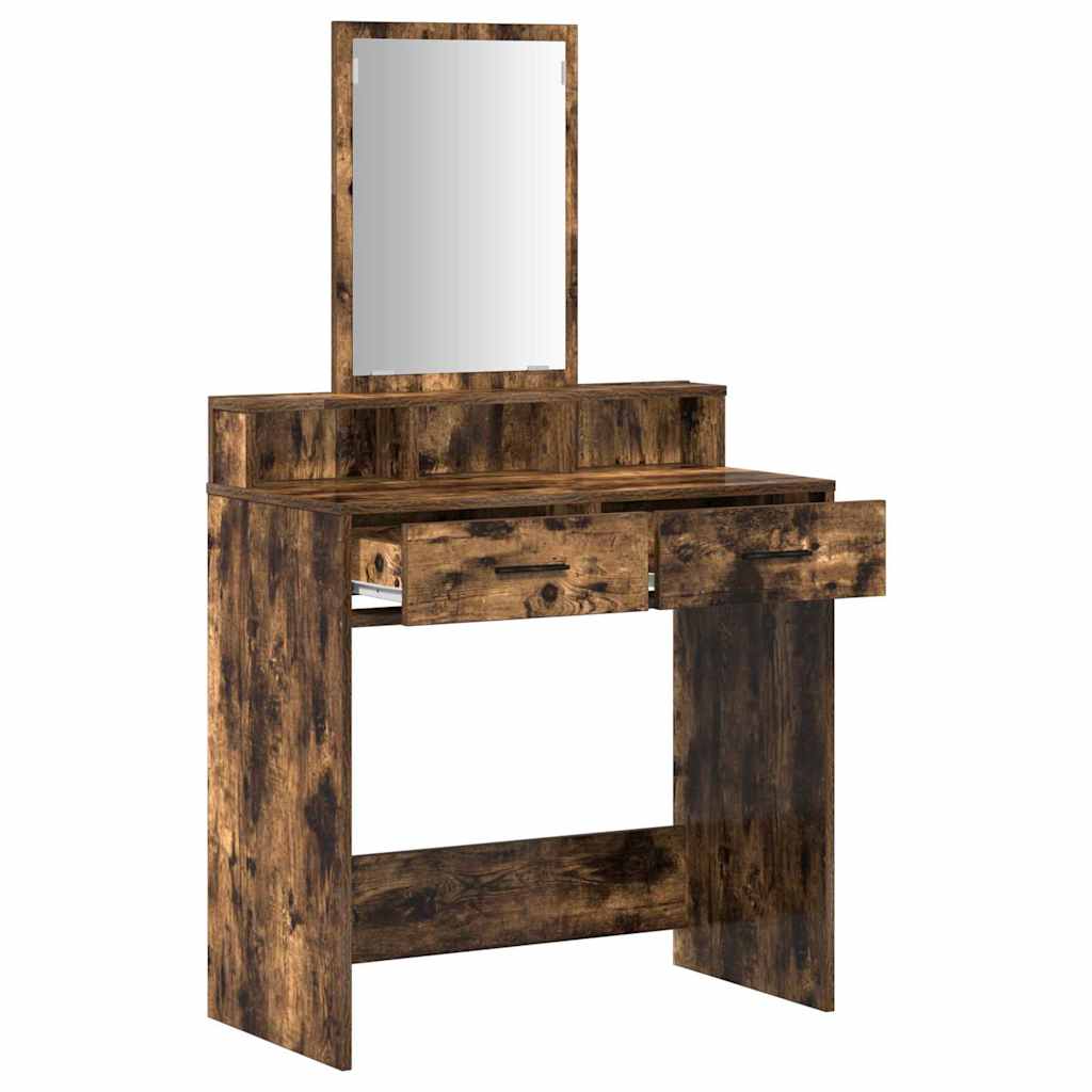 Sminkbord Rökfärgad Ek 79 x 41 x 140 cm