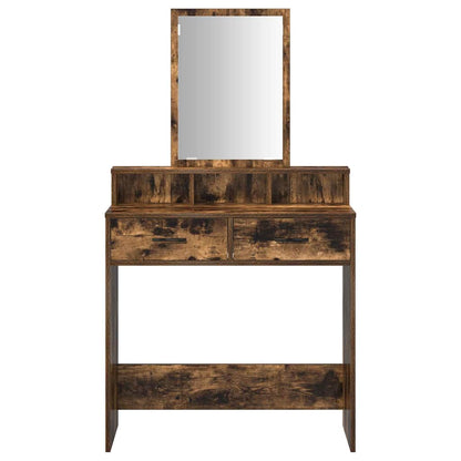 Sminkbord Rökfärgad Ek 79 x 41 x 140 cm