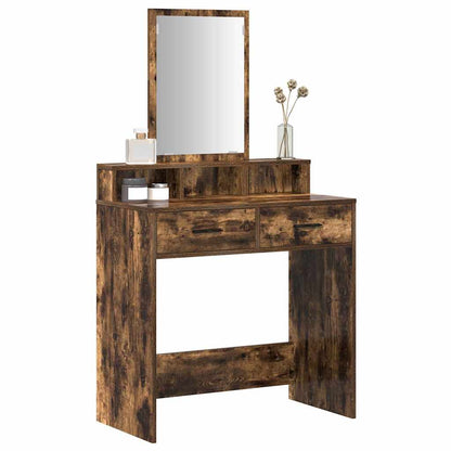 Sminkbord Rökfärgad Ek 79 x 41 x 140 cm