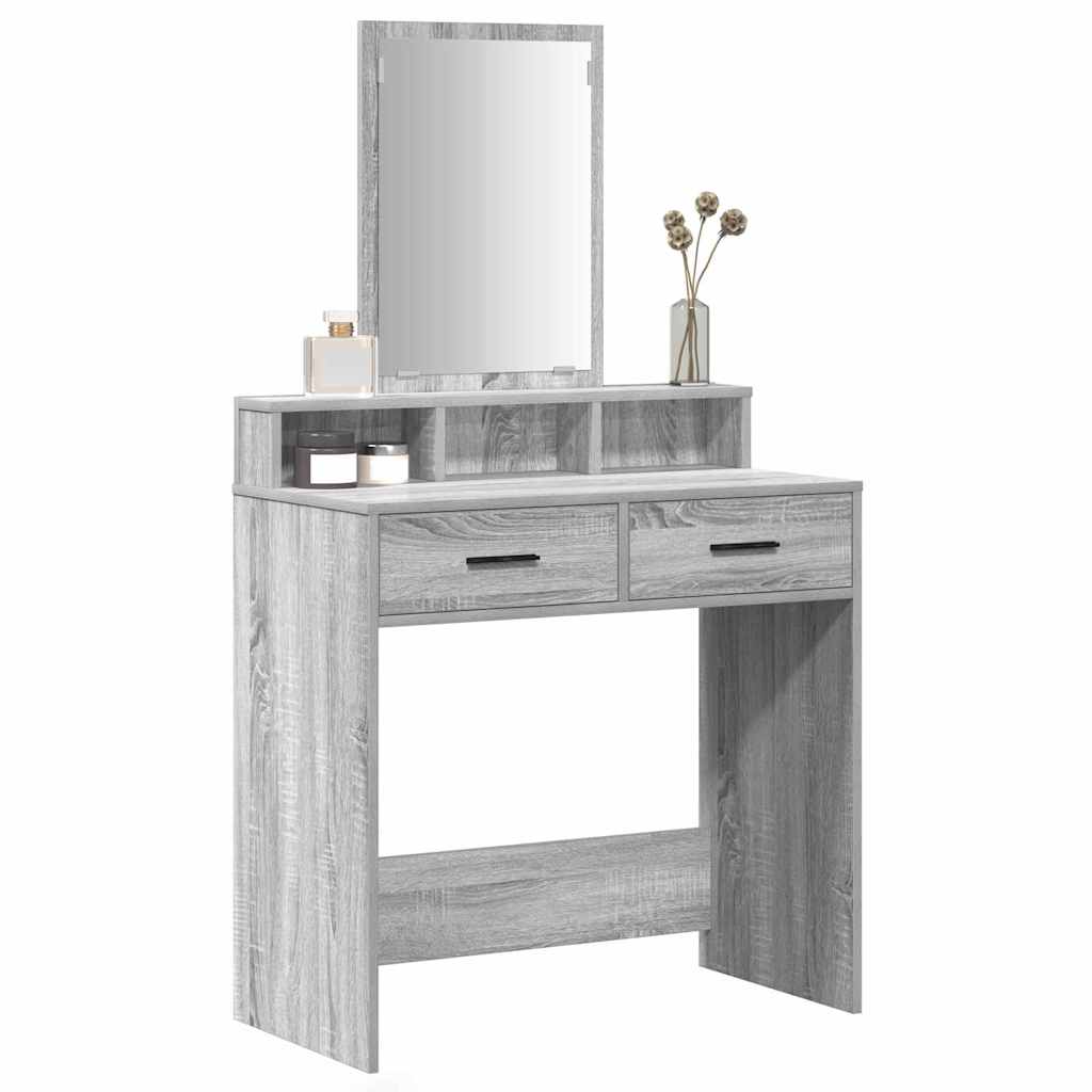 Sminkbord Sonoma Grå 79 x 41 x 140 cm