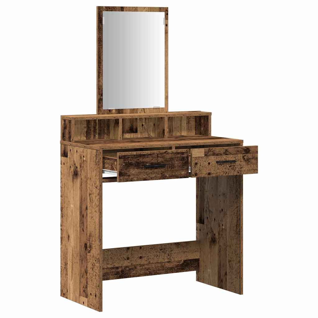 Sminkbord Gammalt Trä 79 x 41 x 140 cm