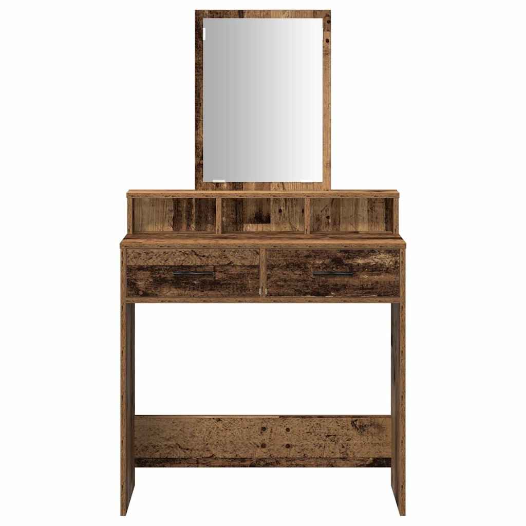 Sminkbord Gammalt Trä 79 x 41 x 140 cm