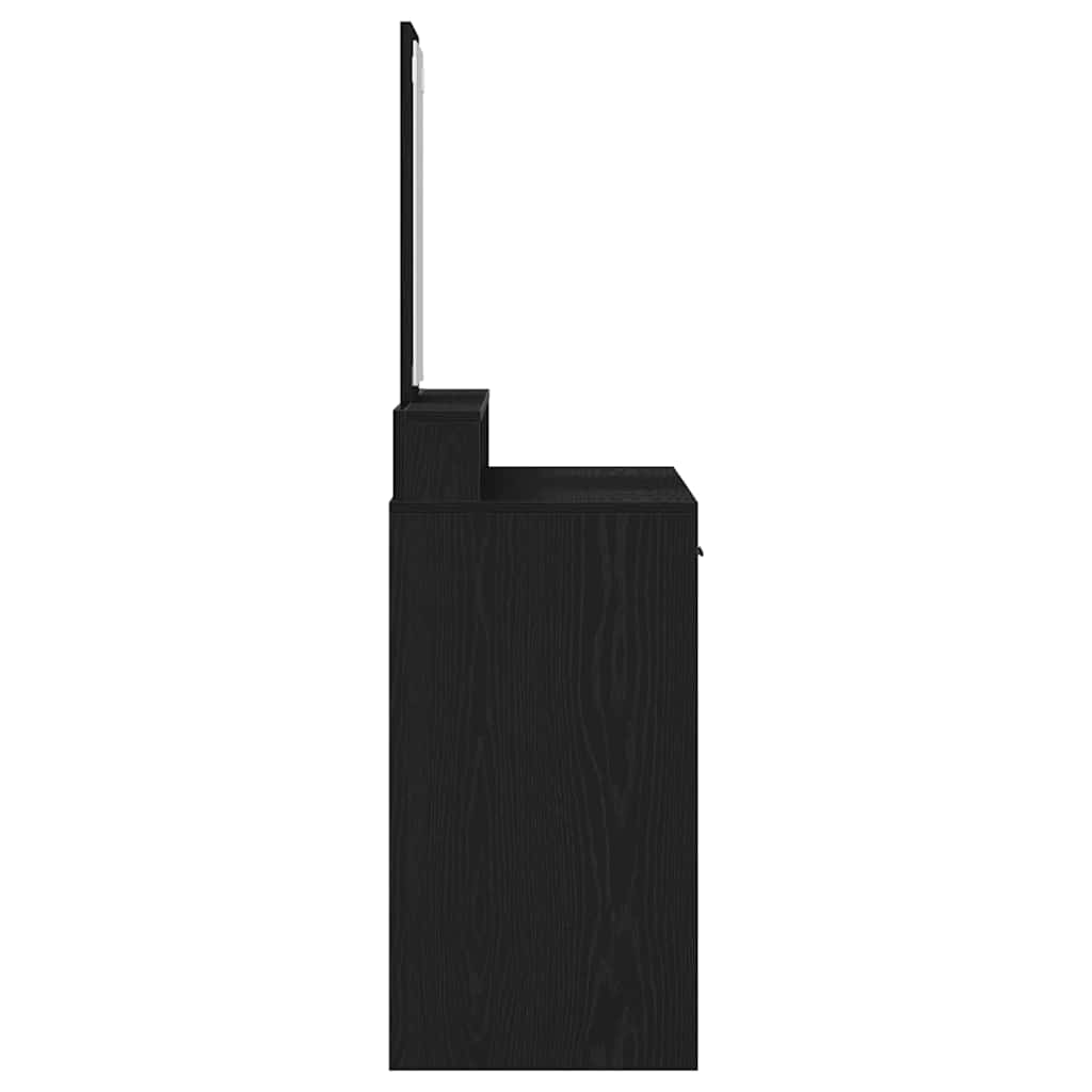 Sminkbord Svart Ek 100 x 41 x 140 cm